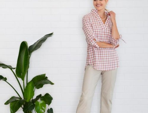 Brooklyn linen check shirt, $229.00