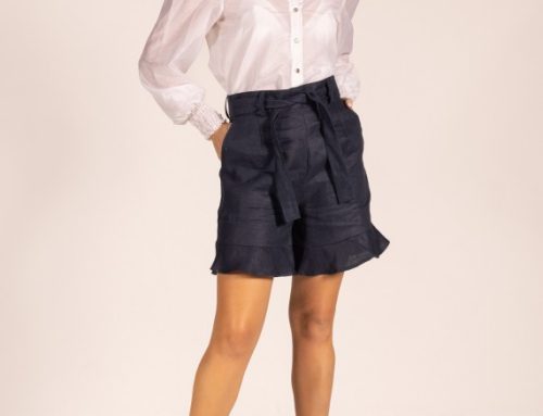 Zoe silk/cotton shirt white